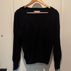 LOFT Dark Gray Knit Sweater